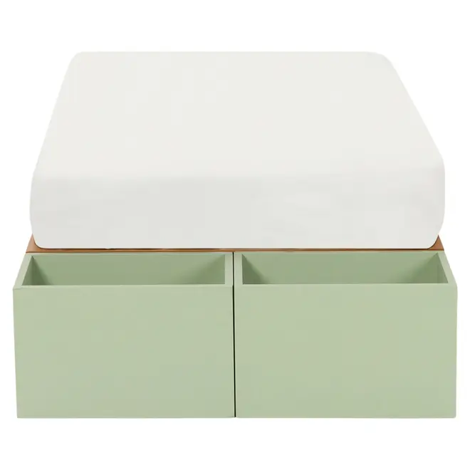 CAMA JÚNIOR/SOLTEIRO 78 CM ARTEIRICE - AMÊNDOA/SÁLVIA - Foto 3