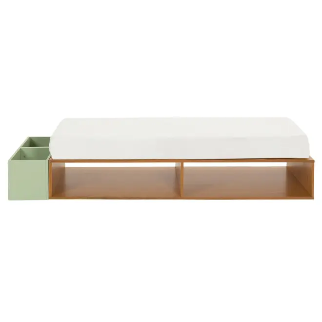CAMA JÚNIOR/SOLTEIRO 78 CM ARTEIRICE - AMÊNDOA/SÁLVIA - Foto 4