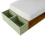 CAMA JÚNIOR/SOLTEIRO 78 CM COM CASINHA ARTEIRICE - AMÊNDOA/SÁLVIA - Foto 9