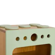 MÓDULO FOGÃO INFANTIL ARTEIRICE - AMÊNDOA/SÁLVIA - Foto 4