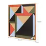 QUADRO 50 CM X 50 CM INTRIX I - TERRACOTA/MUSGO - Foto 3