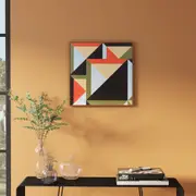 QUADRO 50 CM X 50 CM INTRIX I - TERRACOTA/MUSGO - Foto 4
