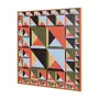 QUADRO 50 CM X 50 CM INTRIX II - TERRACOTA/MUSGO - Foto 2
