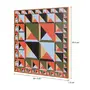 QUADRO 50 CM X 50 CM INTRIX II - TERRACOTA/MUSGO - Foto 3