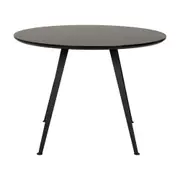 MESA DE JANTAR MESA REDONDA 1,06 M ASKIM - PRETO/PRETO - Foto 1