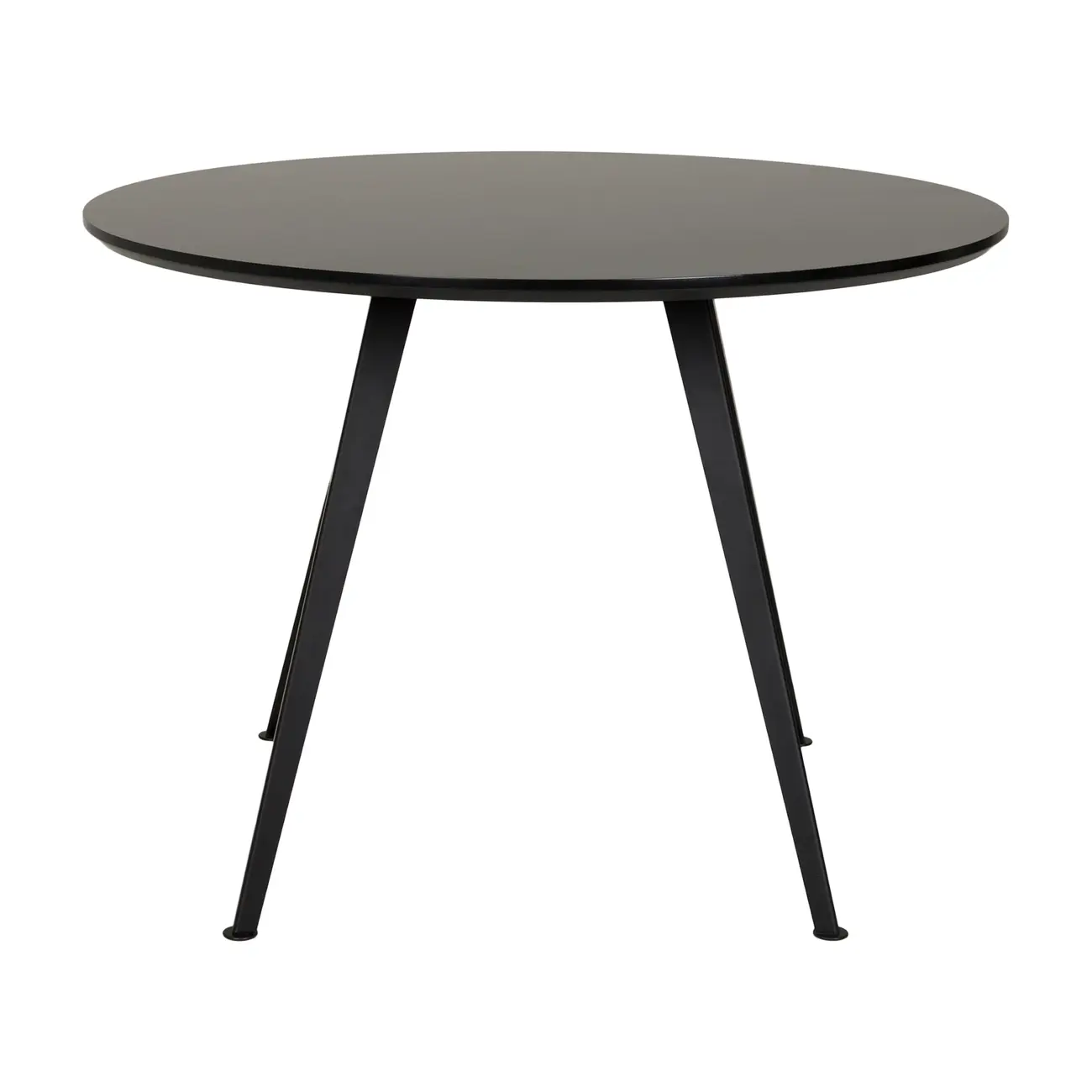 MESA DE JANTAR MESA REDONDA 1,06 M ASKIM - PRETO/PRETO - Foto 1