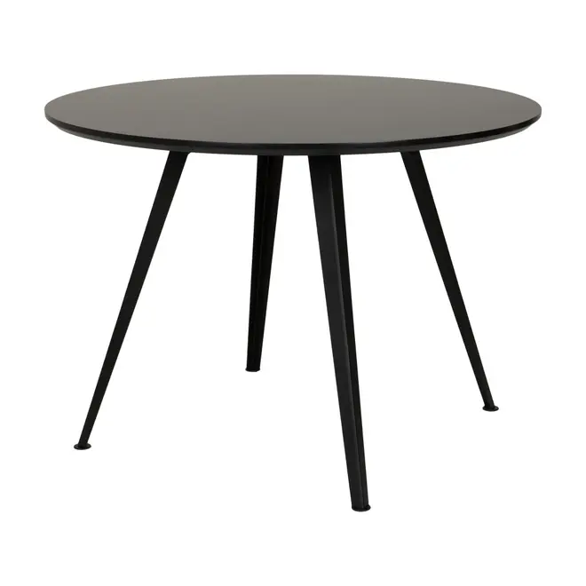MESA DE JANTAR MESA REDONDA 1,06 M ASKIM - PRETO/PRETO - Foto 2