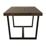 MESA DE JANTAR 1,68 M X 92 CM NIARA - PRETO/NOZES RÚSTICO - Foto 3