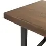 MESA DE JANTAR 1,68 M X 92 CM NIARA - PRETO/NOZES RÚSTICO - Foto 4