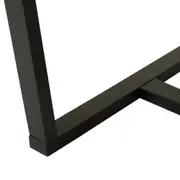 MESA DE JANTAR 1,68 M X 92 CM NIARA - PRETO/NOZES RÚSTICO - Foto 6