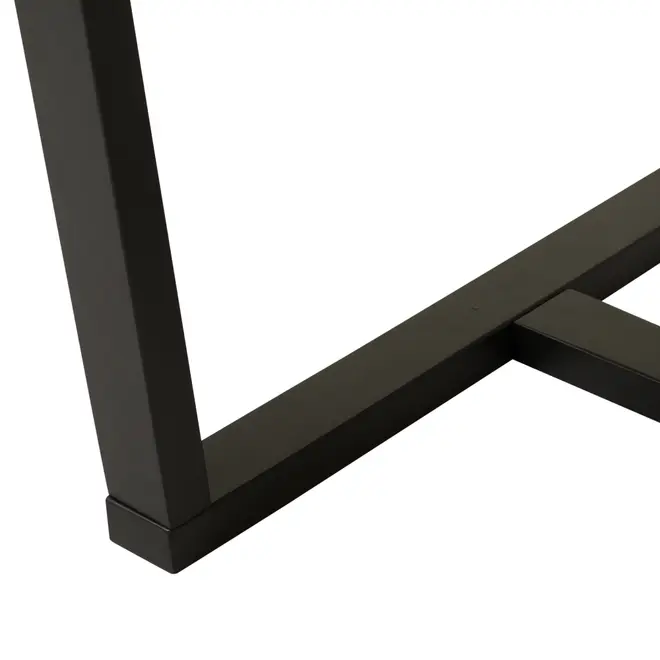 MESA DE JANTAR 1,68 M X 92 CM NIARA - PRETO/NOZES RÚSTICO - Foto 6