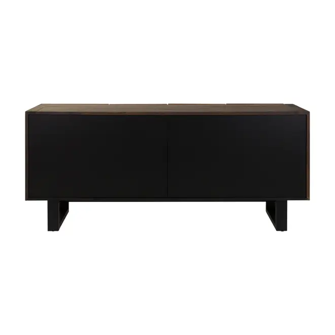 BUFFET 4 PORTAS 1,75 M X 40 CM NIARA - NOZES RÚSTICO/PRETO - Foto 6