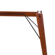 BASE DE MESA DE JANTAR 1,80 M X 95 CM OVNI - NOZES/PRETO - Foto 5