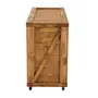 APARADOR 1,10 M X 45 CM CRATES - ENCERADO CASTANHO - Foto 3