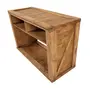APARADOR 1,10 M X 45 CM CRATES - ENCERADO CASTANHO - Foto 8