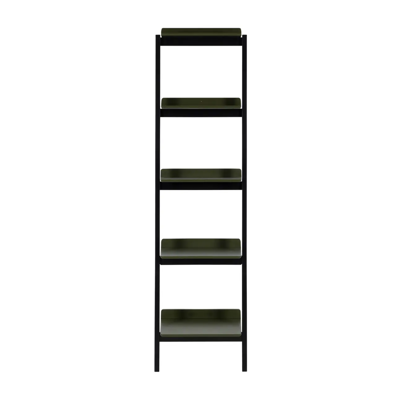 ESTANTE 48 CM X 1,85 M HANNA - PRETO/MUSGO - Foto 1