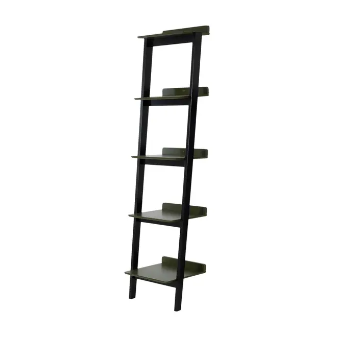 ESTANTE 48 CM X 1,85 M HANNA - PRETO/MUSGO - Foto 2