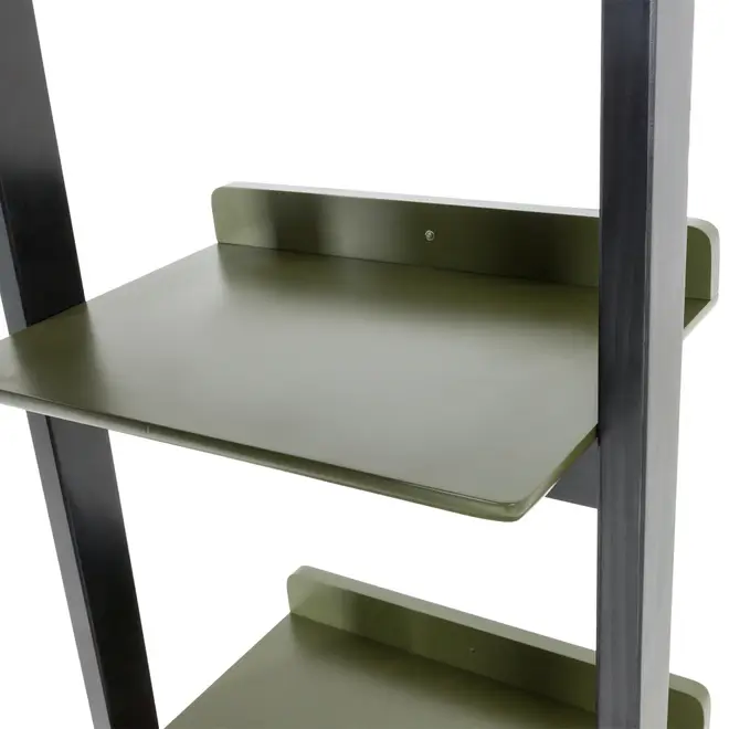ESTANTE 48 CM X 1,85 M HANNA - PRETO/MUSGO - Foto 4