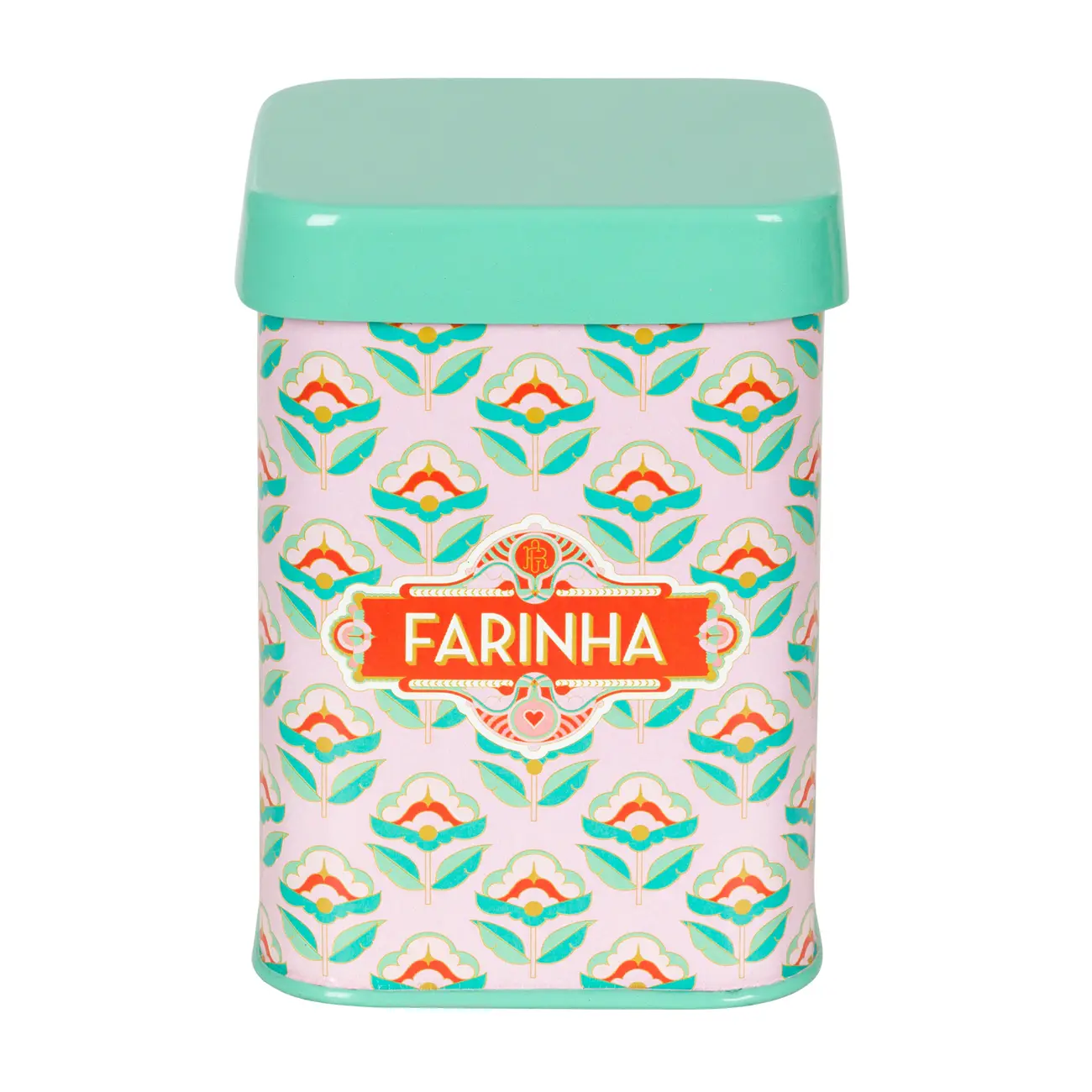POTE FARINHA 1 L COZINHA ENCANTADA DA RAÍZA COSTA - VERDE/MULTICOR - Foto 1