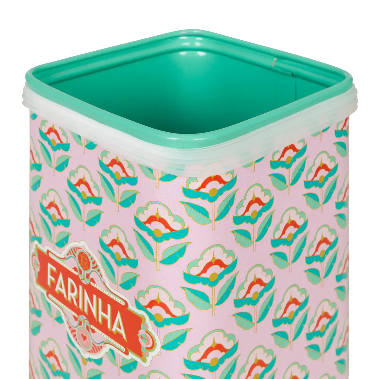 POTE FARINHA 1 L COZINHA ENCANTADA DA RAÍZA COSTA - VERDE/MULTICOR - Foto 5