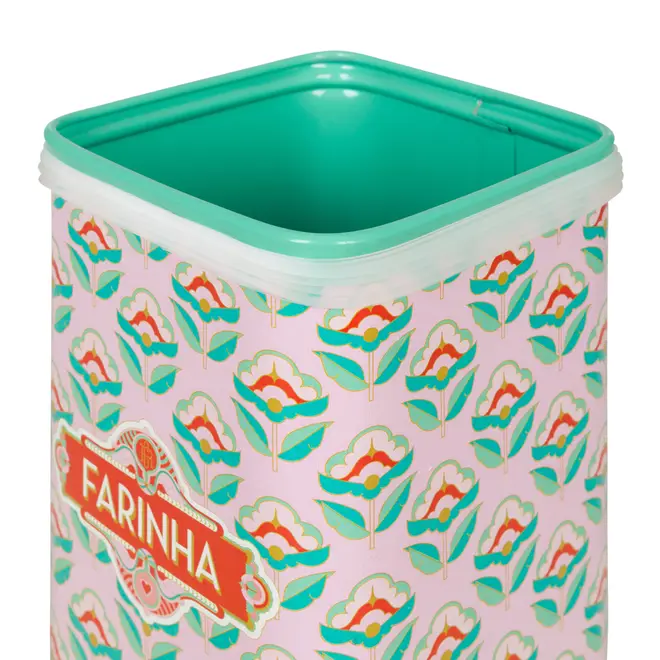 POTE FARINHA 1 L COZINHA ENCANTADA DA RAÍZA COSTA - VERDE/MULTICOR - Foto 5