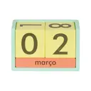 SORBET MENTA/CORES CALEIDOCOLOR - CALENDÁRIO MESA FLUKE