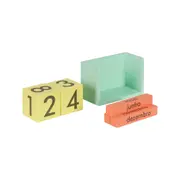 CALENDÁRIO MESA FLUKE - SORBET MENTA/CORES CALEIDOCOLOR - Foto 3