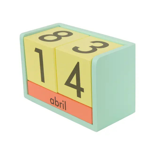 CALENDÁRIO MESA FLUKE - SORBET MENTA/CORES CALEIDOCOLOR - Foto 6