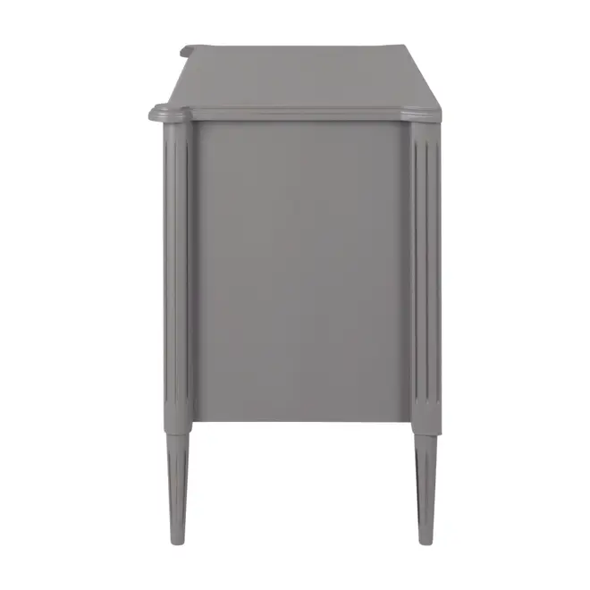 CÔMODA 3 GAVETAS 90 CM X 50 CM REGENCE - GRIS BRULÉ - Foto 4