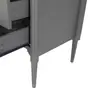 CÔMODA 3 GAVETAS 90 CM X 50 CM REGENCE - GRIS BRULÉ - Foto 7