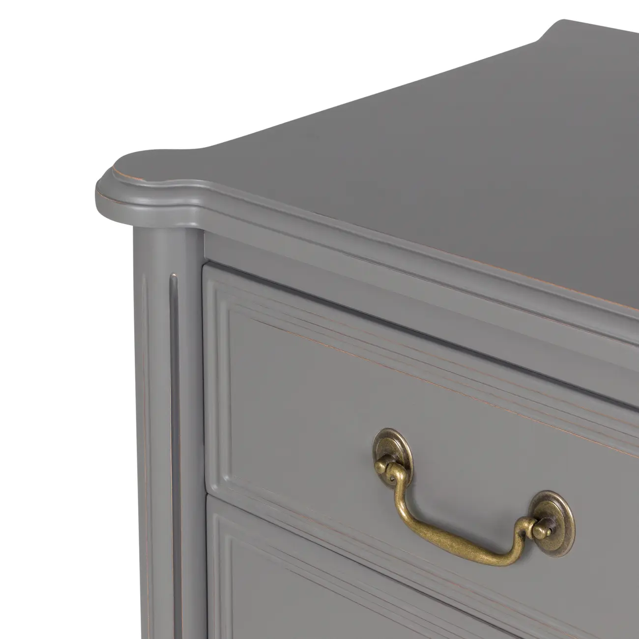 CÔMODA 3 GAVETAS 90 CM X 50 CM REGENCE - GRIS BRULÉ - Foto 9