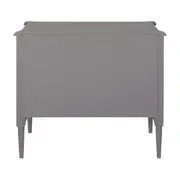CÔMODA 3 GAVETAS 90 CM X 50 CM REGENCE - GRIS BRULÉ - Foto 10