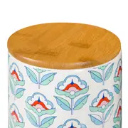 POTE HERMÉTICO 1,2 L COZINHA ENCANTADA DA RAÍZA COSTA - MULTICOR/BAMBU - Foto 3