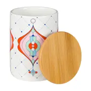 POTE HERMÉTICO 740 ML COZINHA ENCANTADA DA RAÍZA COSTA - MULTICOR/BAMBU - Foto 2