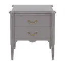 MESA DE CABECEIRA 2 GAVETAS REGENCE