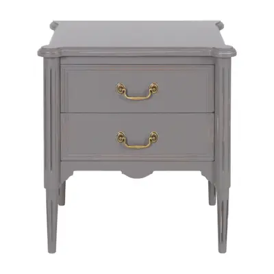 MESA DE CABECEIRA 2 GAVETAS REGENCE