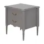 MESA DE CABECEIRA 2 GAVETAS REGENCE - GRIS BRULÉ - Foto 2
