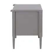 MESA DE CABECEIRA 2 GAVETAS REGENCE - GRIS BRULÉ - Foto 4