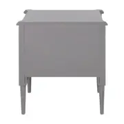 MESA DE CABECEIRA 2 GAVETAS REGENCE - GRIS BRULÉ - Foto 5