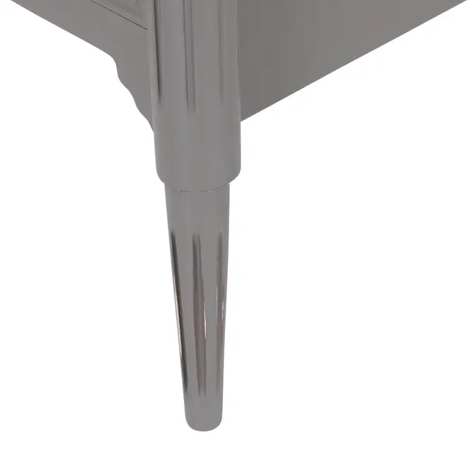 MESA DE CABECEIRA 2 GAVETAS REGENCE - GRIS BRULÉ - Foto 8