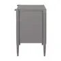 MESA DE CABECEIRA ALTA 2 GAVETAS REGENCE - GRIS BRULÉ - Foto 4