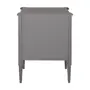 MESA DE CABECEIRA ALTA 2 GAVETAS REGENCE - GRIS BRULÉ - Foto 10