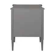 MESA DE CABECEIRA ALTA 2 GAVETAS REGENCE - GRIS BRULÉ - Foto 10