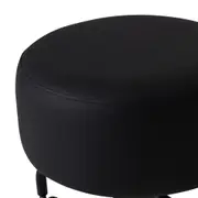 BANCO BAIXO COM RODÍZIOS MOOV - PRETO/PRETO - Foto 4