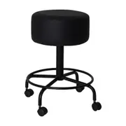 MOOV BANCO MÉDIO C/RODÍZIOS - PRETO/PRETO - Foto 1