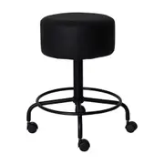 MOOV BANCO MÉDIO C/RODÍZIOS - PRETO/PRETO - Foto 2