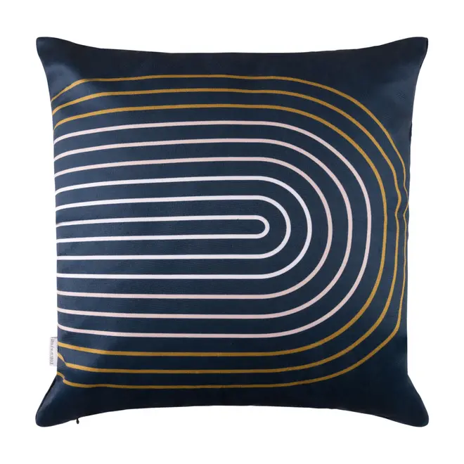 ALMOFADA 44 CM X 44 CM KARESANSUI - GALAXY BLUE/AREIA - Foto 2
