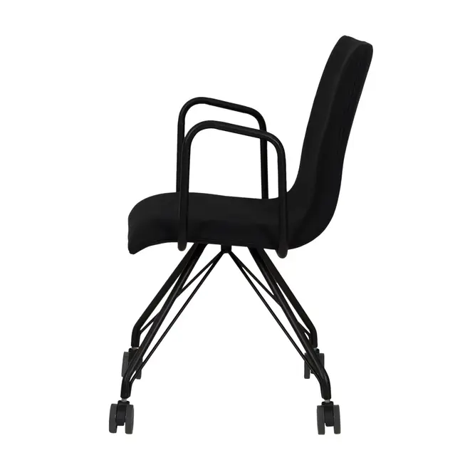 TUBIX CADEIRA HOME OFFICE - PRETO/PRETO - Foto 3