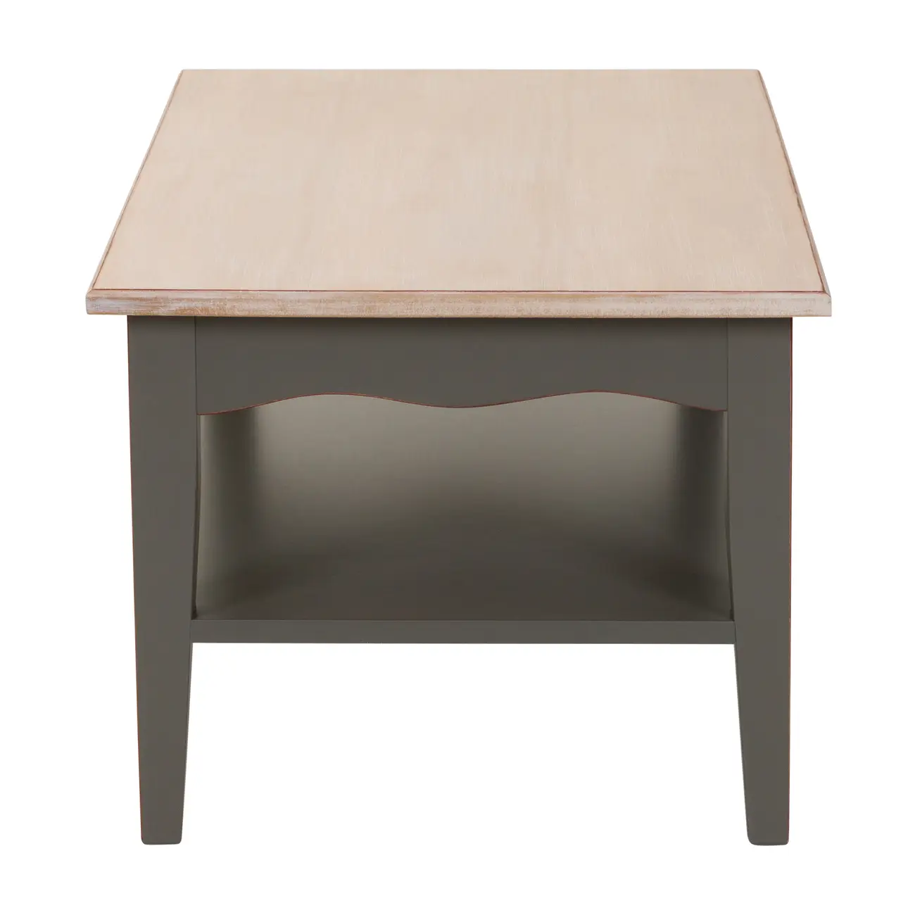 MESA DE CENTRO 80 CM X 45 CM PROVENCE - GRIS BRULÉ/ PATINA PROVENÇAL - Foto 3