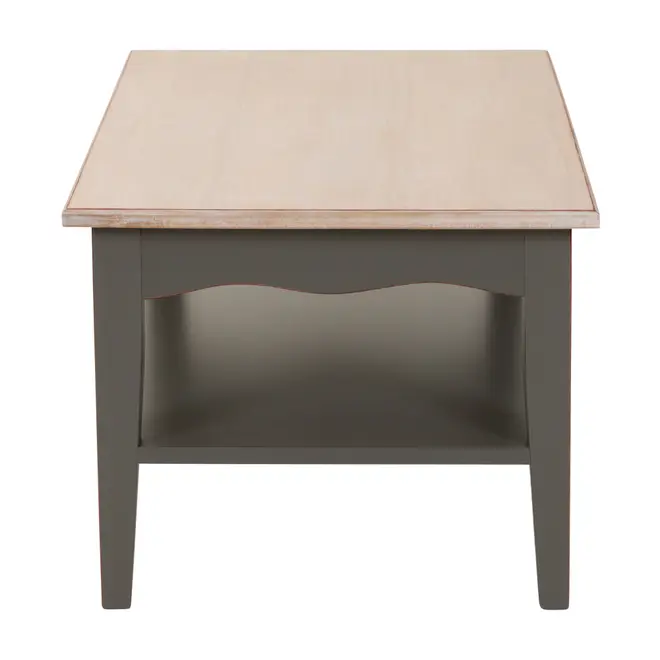 MESA DE CENTRO 80 CM X 45 CM PROVENCE - GRIS BRULÉ/ PATINA PROVENÇAL - Foto 3